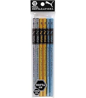 えんぴつ Amazon | クツワ(Kutsuwa) プーマ鉛筆6本セット B PM144 | 鉛筆